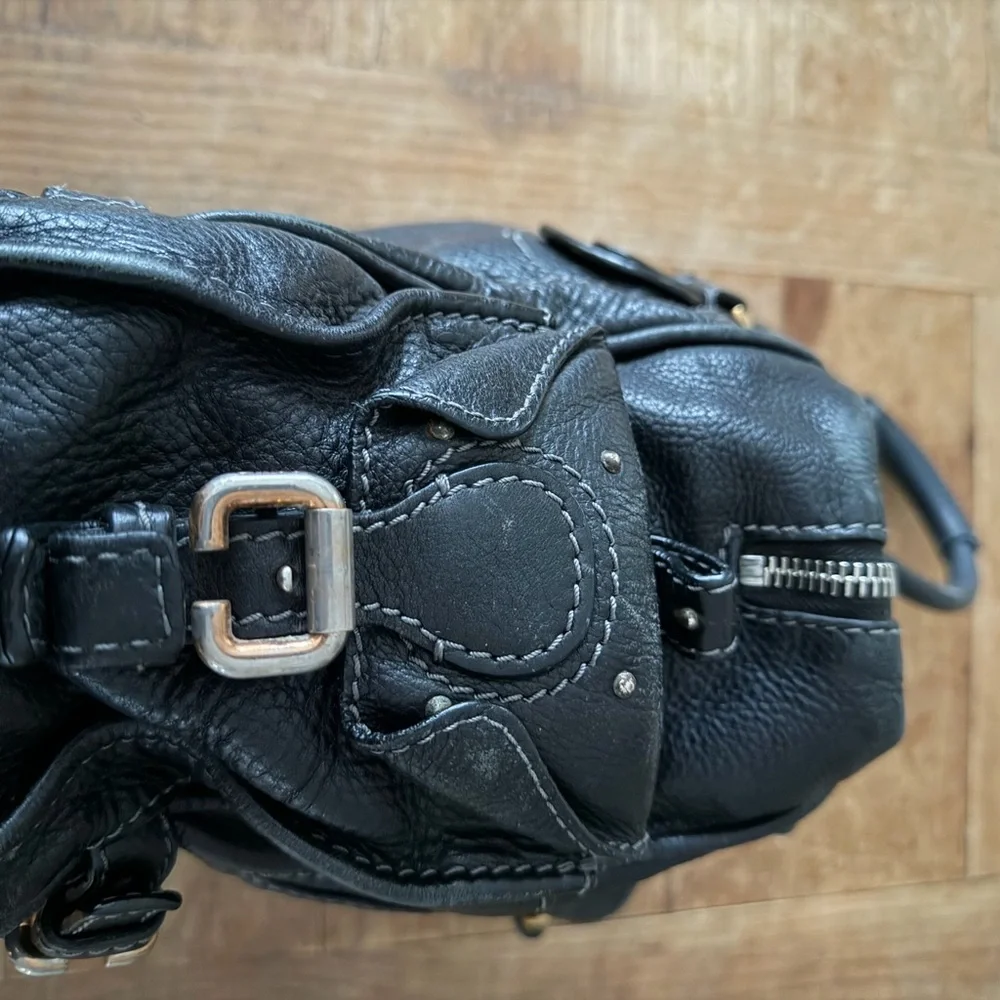 Chloe Black Paddington Leather Shoulder Bag - Picture 11 of 16